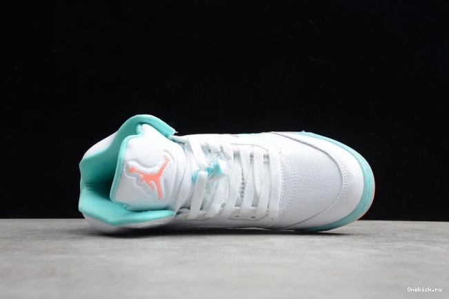 One Kick 440892-100 Aqua 5 GS Jordan Air Light 0803